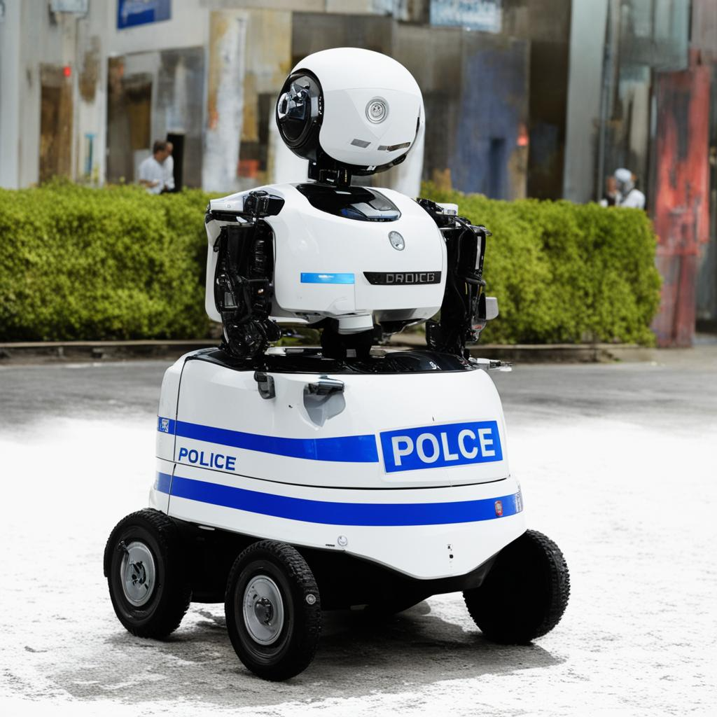 whitepolice-robot